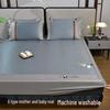 Autumn/Winter Thick Solid Color Cotton Flannel Fitted Sheet & Dust Cover