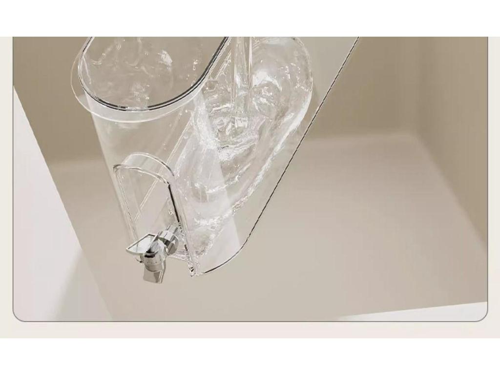 Large Capacity Cold Brew and Beverage Kettle with Tap - High Temp Resistant, Narrow Design, Ideal for Fruit Tea and Refrigeration