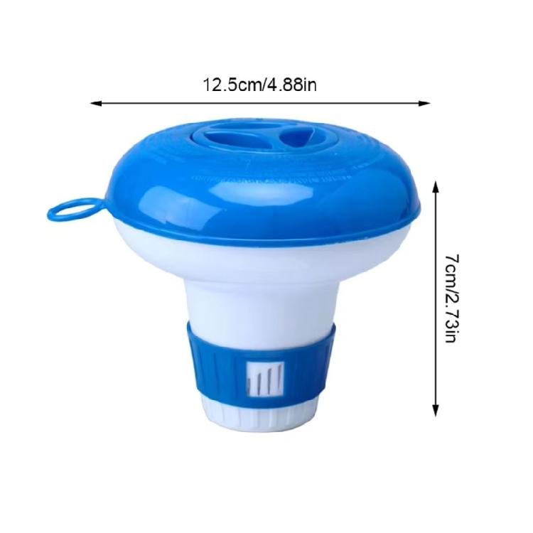 Automatic Adjustable Pool Chlorine Tablet Dispenser Floating Device For Home Pools And Public Swim Areas