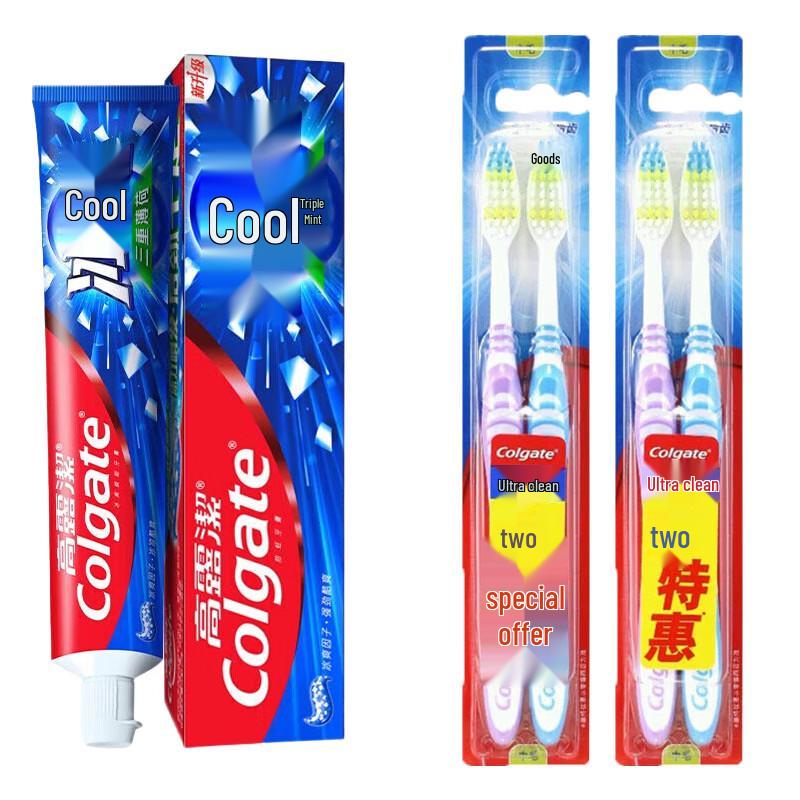 Colgate Ice Fresh Mint & Super Clean Toothpaste Value Pack