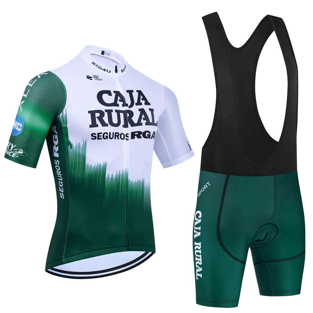 New 2025 TOTAL Cycling Jersey White Bike Maillot Pants Set UAE Team Quick Dry Ropa Ciclismo  Summer Pro Bicycle T-Shirt Clothing