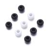 50-400pcs Acrylic Beads 6/8/10/12/14/16mm Black White Solid Color Large Hole Round Loose Beads For Jewelry Making DIY Necklace