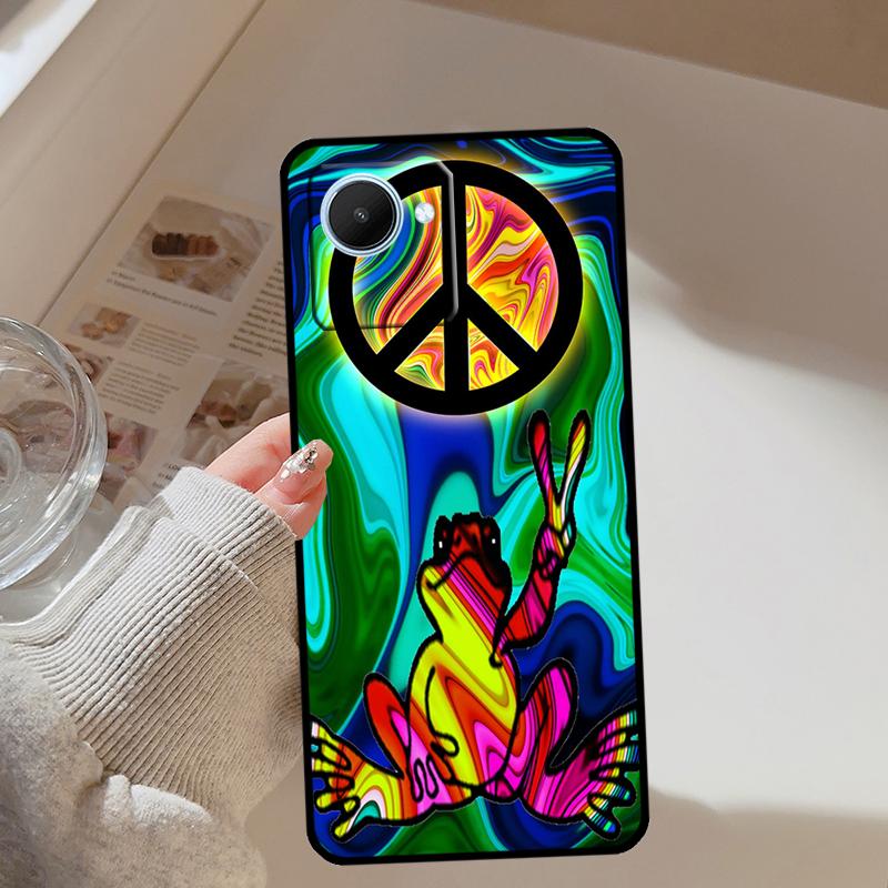 Psychedelic Art Peace For Realme GT 7 Pro 5 GT 6 6T C67 C61 C55 C53 C51 C21Y C25S C75 10 11 12 13 14 Pro Plus Case