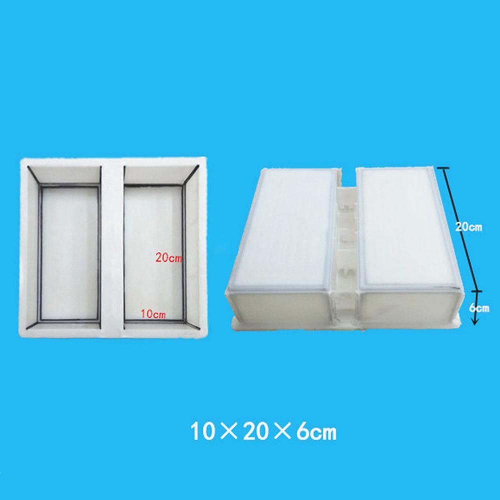 5 Pcs Brick Template DIY Paving Mould Concrete Block Mold DIY Path Maker Portable Corridor Concrete Driveway Stone Path Mold for Garden Yard Parts