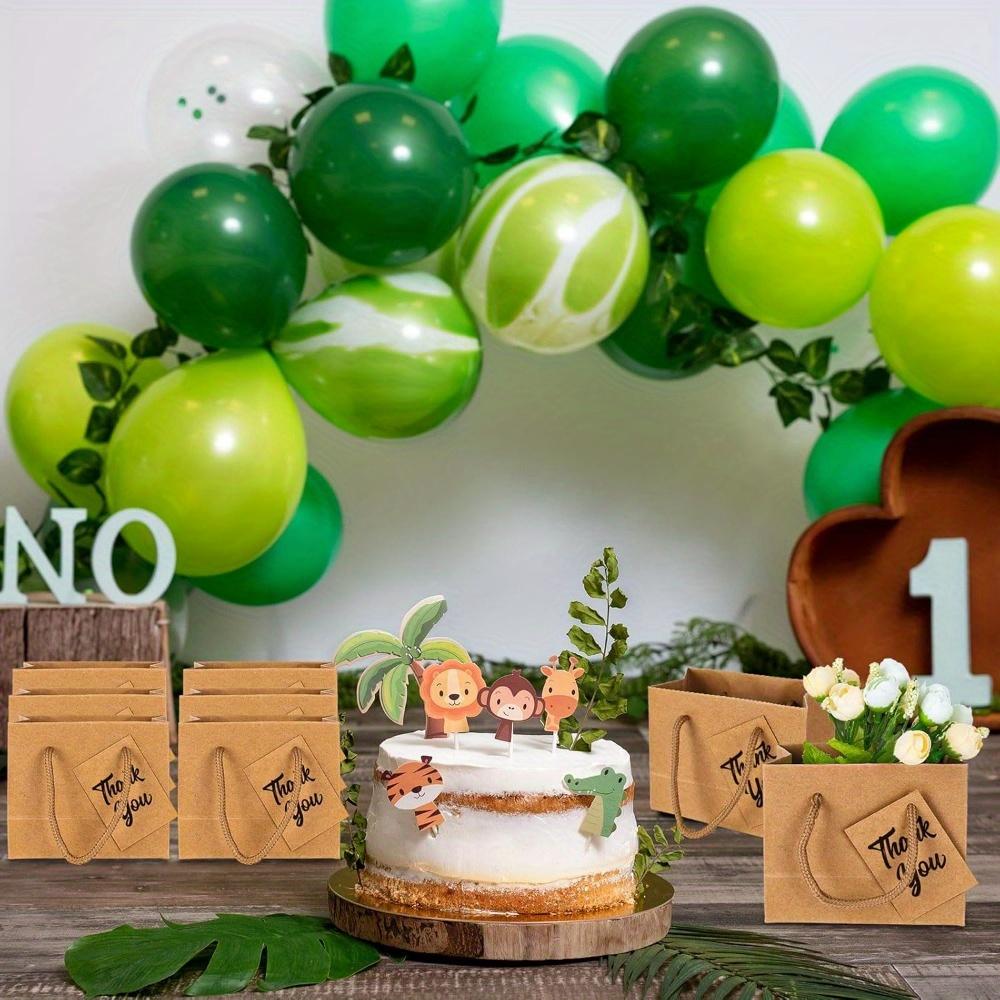 20pcs Mini Kraft Gift Bags with Handles Brown Small Paper Bags Mini Party Favors for Fall Thanksgiving Bridal Baby Shower Wedding Birthday Party