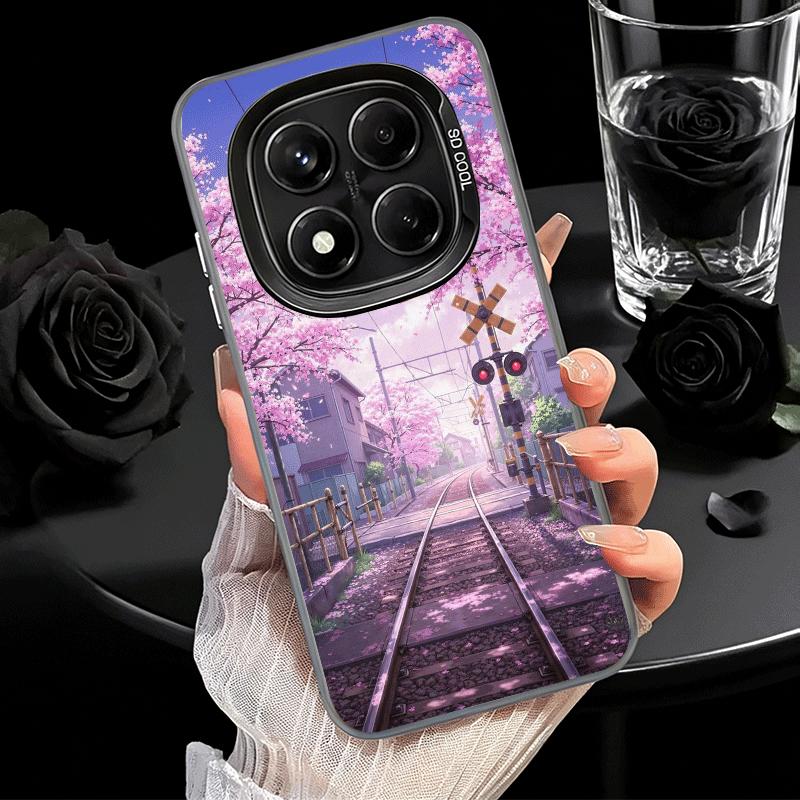 Anime Aesthetic Scenery Soft Phone Case for Samsung Galaxy S24 S25 FE S26 Edge S23 Ultra S22 Plus S21 + Shockproof Cover Back Sh