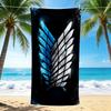 1Pc Wings Liberty Beach Towel Quick Dry Multiuse For Beach Pool Gym Yoga Home Travel Christmas Halloween Xmas Gift El123
