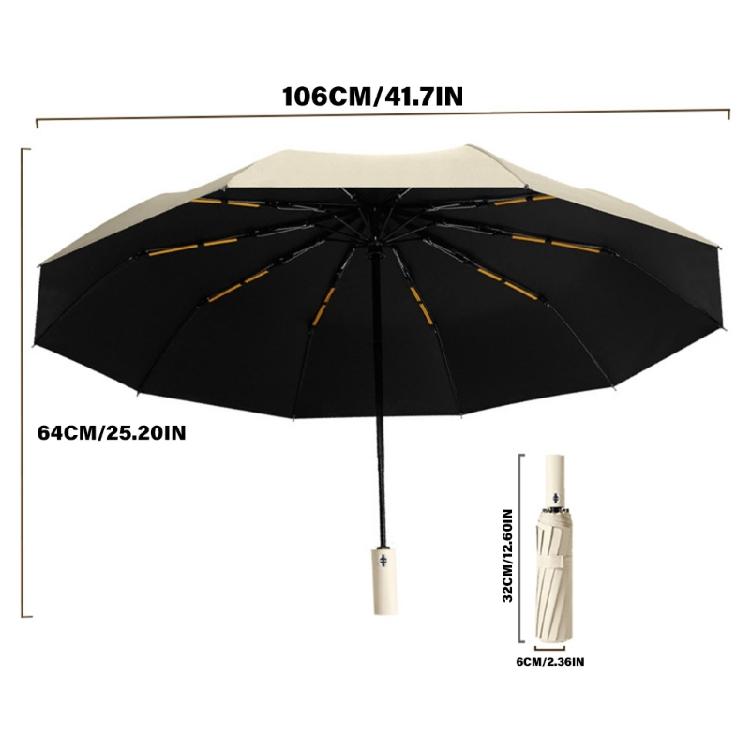 Easy Carry 24 Bone Automatic Umbrellas with Resistant Frame and Blocking Layer for Ages