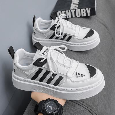 Plateau weiße Schuhe Herren und Damen Trend erhöhend lässige Board-Schuhe Paar leichtgewichtige Studenten Sportschuhe