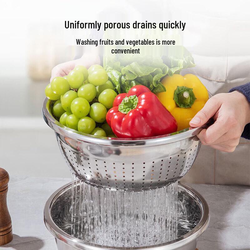 Kangbachen 4-Piece Stainless Steel Multi-functional Kitchen Prep Set