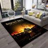 3D Silent Hill Horror Movie Game Carpet Rug for Home Living Room Bedroom Sofa Playroom Doormat Decor,Area Rug Non-slip Floor Mat