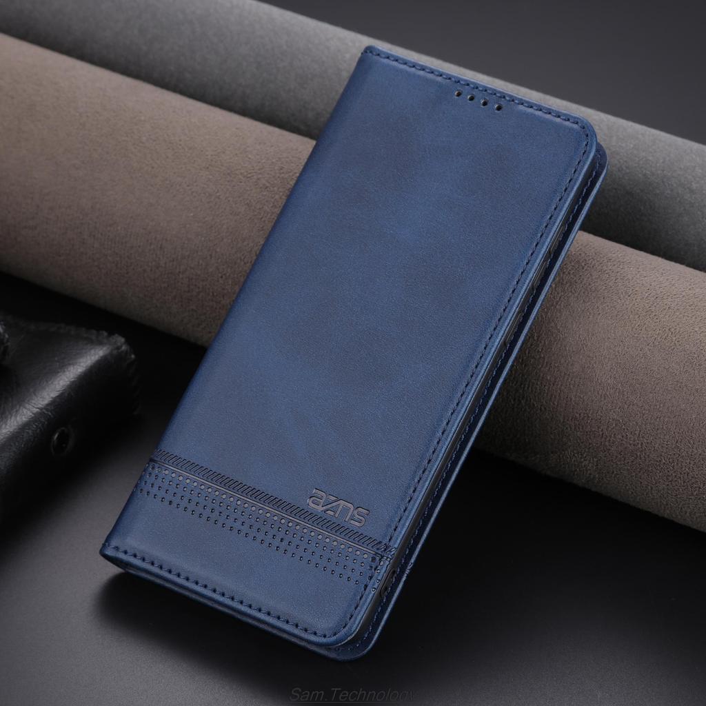 Deluxe Magnetic Adsorption Leather Fitted Case for OPPO Realme 9 5G Realme9 5G 6.6" Flip Cover Protective Case Capa Fundas Coque