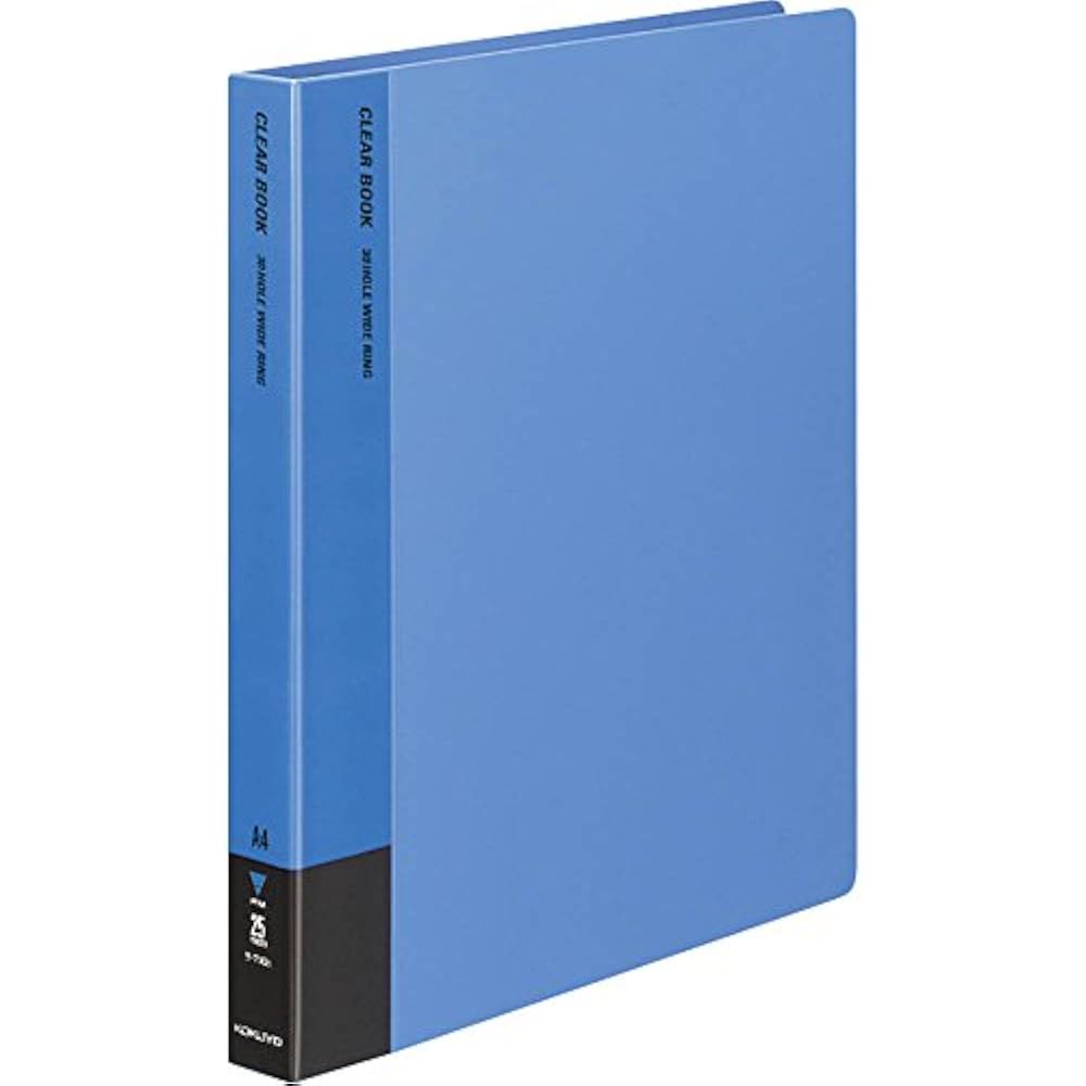 KOKUYO (KOKUYO) File Clear Book Refill A4 Vertical 30 Holes Blue LA-730B
