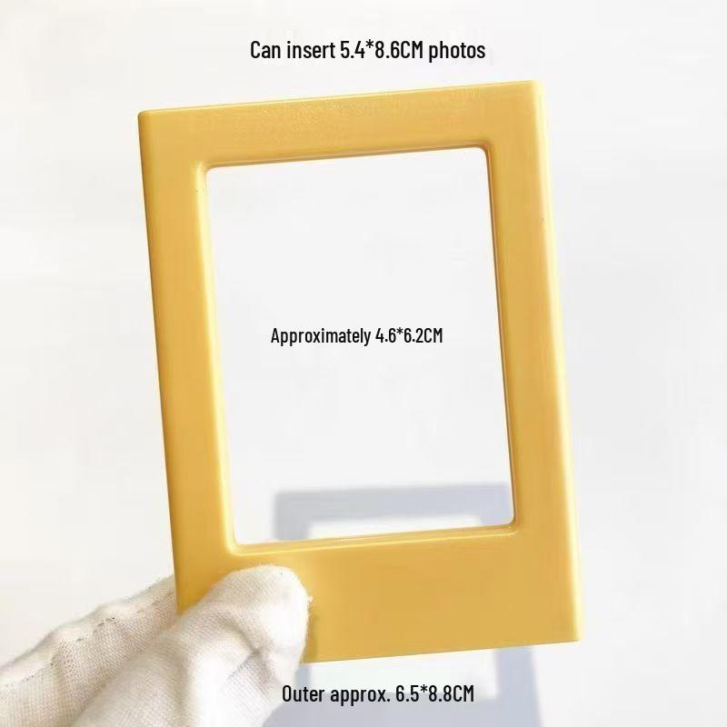 3-Inch Magnetic Polaroid Photo Frame Sticker for Kitchen, Office, Couple, or Bedroom Decor