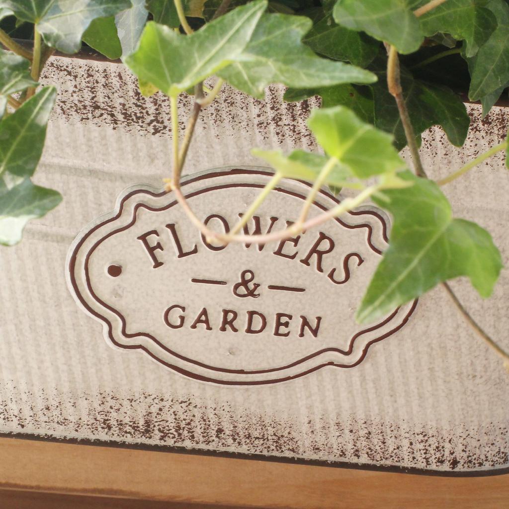 Vintage Hanging Flower Pot with Removable Hooks Oval Bucket Iron Flower Holder Plant Pot Home Garden Balcony