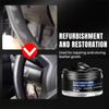Car Steering Wheel Restoration Paste 100g Black Plastic Parts Coating Enhanced Shine Restores Cracks Remove Scratches Oxidation