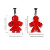 1 st Mini Reiki Healing Naturlig Sten Hänge, Pojke Flicka Form Kristall Agat Ametist Ädelstenar Berlocker för Smyckestillverkning DIY Halsbandstillbehör 20×16mm