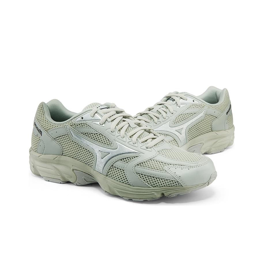 Mizuno Comfortable Fabric Synthetic Leather Non-Slip Wear-Resistant Lightweight Low-Top Casual Running Shoes Unisex Sneakers Cool-Gray D1GH213302