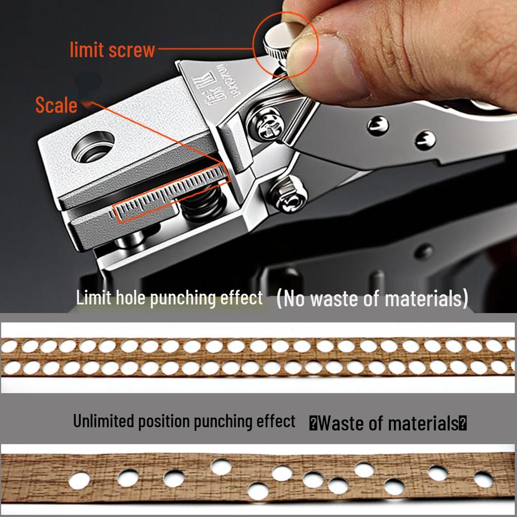 8mm Labor-saving PVC Edge Banding Hole Punch Tool for Woodworking
