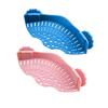 Silicone Pot Strainer Adjustable Clip On Drainer for Pots Bowls Fine Mesh Kitchen Filter Handheld Fruit Washing Tool for Pasta Veggies Noodles