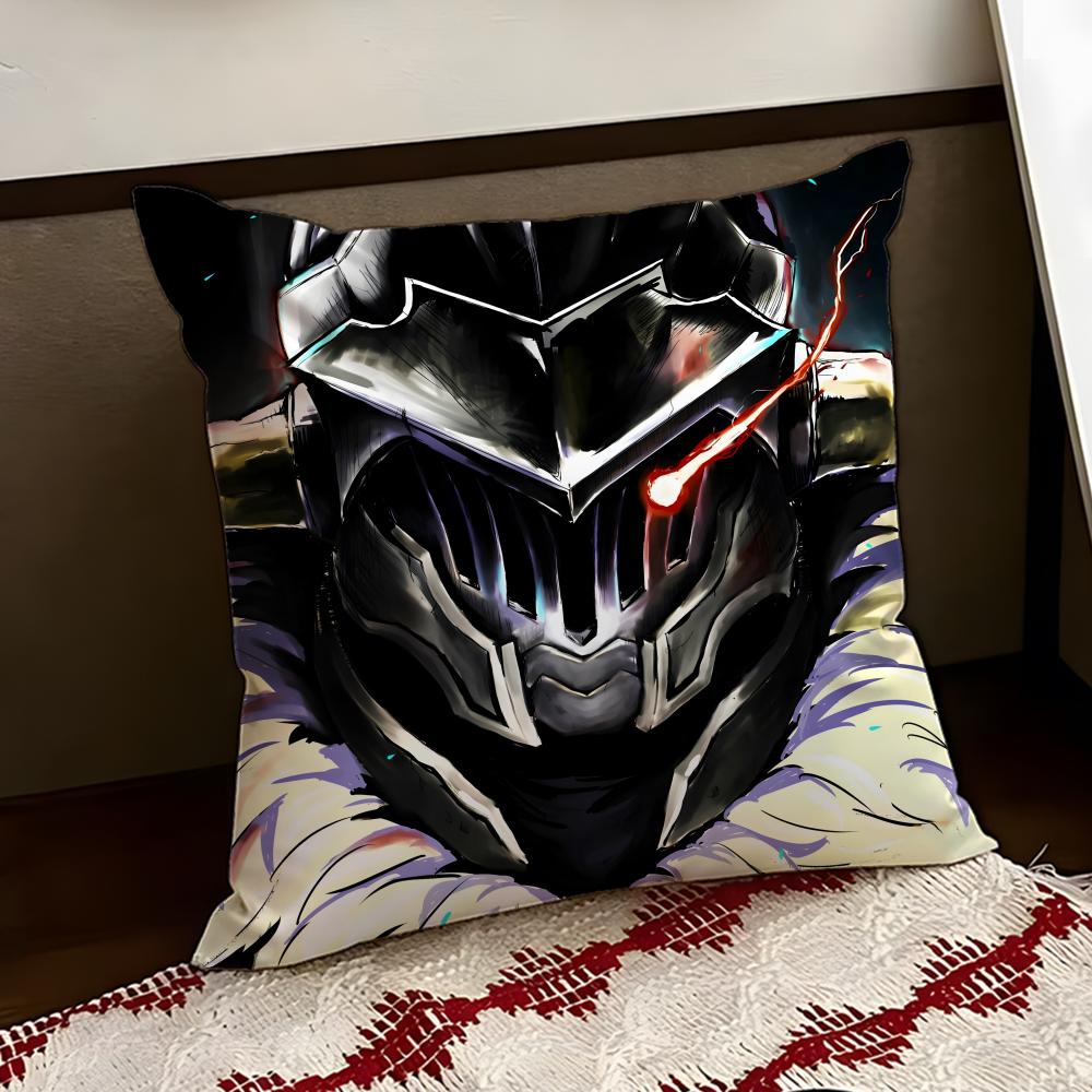 

GGoblin Anime SSlayer Cushion Cover Reversible Soft Durable Pillow Cover Home Car MultiScene Use for Daily Comfort 30X30cm