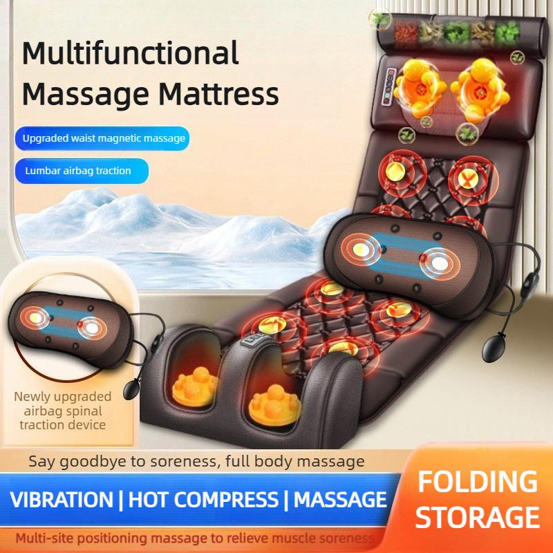 Multi Functional Massage Mattress Waist And Neck Heating Massager Household Intelligent Electric Cushion