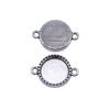 Vintage Metal Bezel Frames Resin Art Bezel Connectors For Photo Craft
