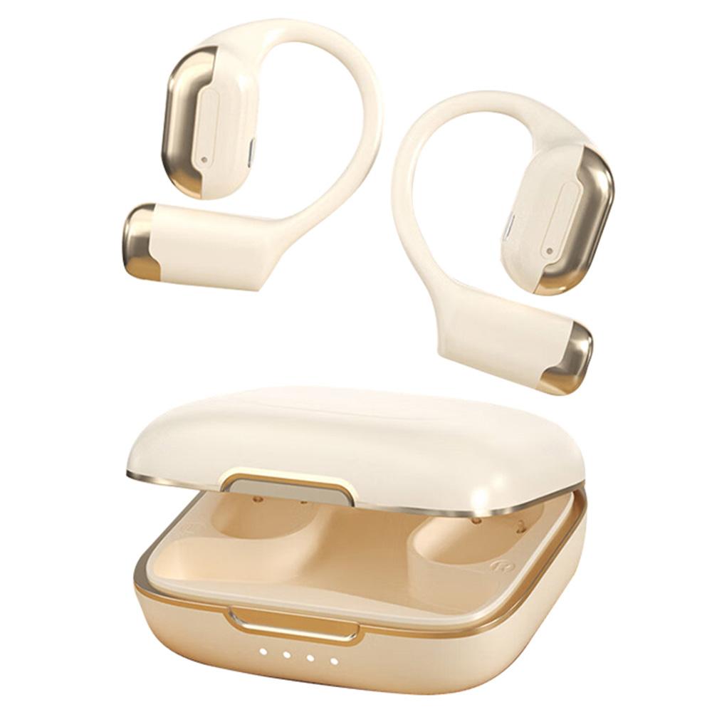 

T19 OWS Ear Hook Bluetooth-compatible Headset Wireless Headphone Waterproof Earphone Skin Color