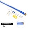 Cable Electrical Fishing Tape Cable Entry Kit 4 X Brass Push-pull Rods Good Insulation Tool Electrician Tie Rod