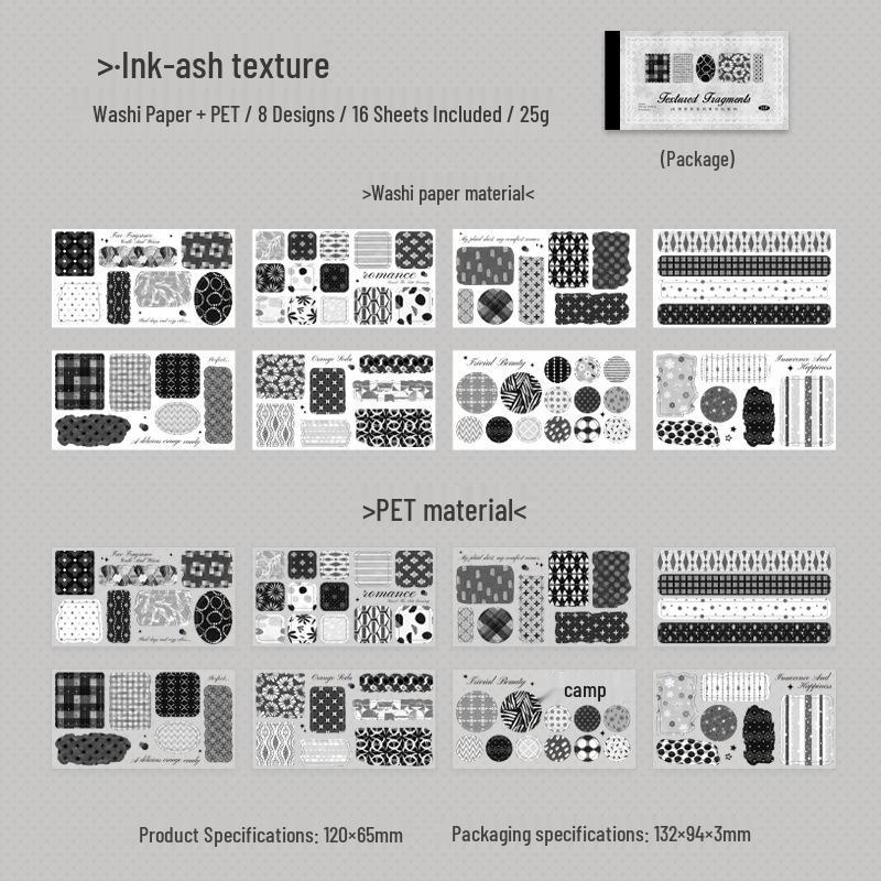 Retro Ketchup Die-cut Sticker Book for DIY Journals and Collages