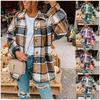 Women's 2023 Irregular Mid-Length Solid Color Hooded Single-Breasted Cotton Coat