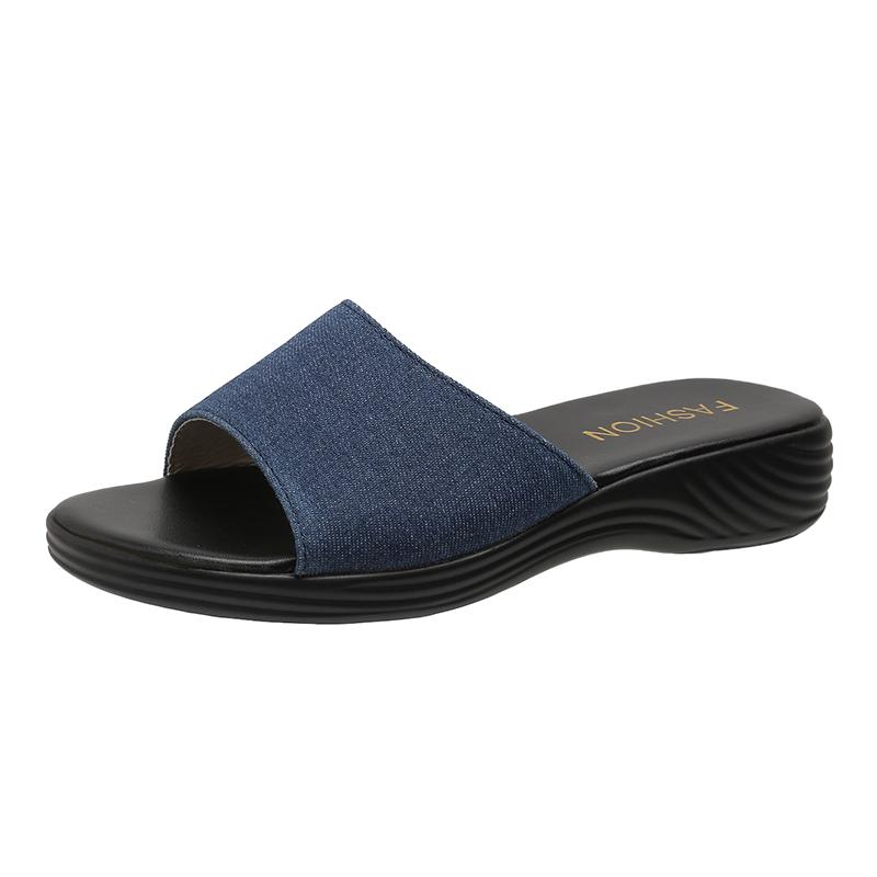 Fashion Women Slippers Summer 2024 New Platform Beach Slippers Trend Outdoor Fashion Casual Sandals Soft Slides Women Zapatos De Mujer
