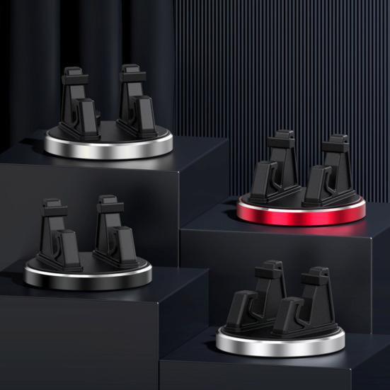 Car Dashboard Mobile Phone Holder 360 Rotating Base Non Slip Mat Universal