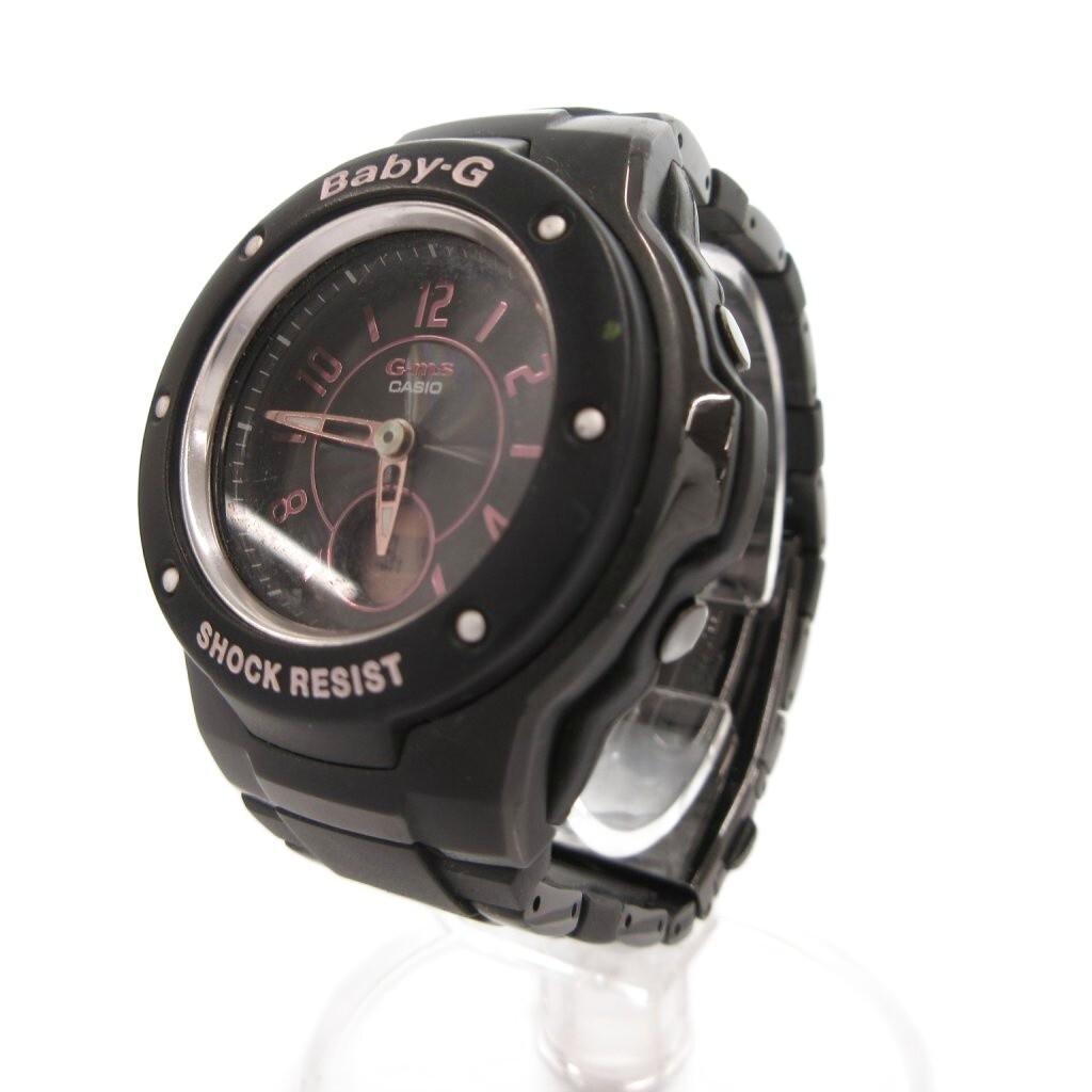 CASIO 6 BABY-G G-MS Multi-Band Watch, Radio-Controlled Solar, Analog-Digital, Black, MSG-3110C /FF, Women's