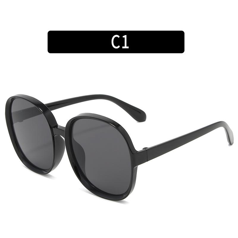 Exaggeration oversize Round Sunglasses Women Brand Designer Vintage Sun Glasses Ladies Korean Style Shades Eyewear