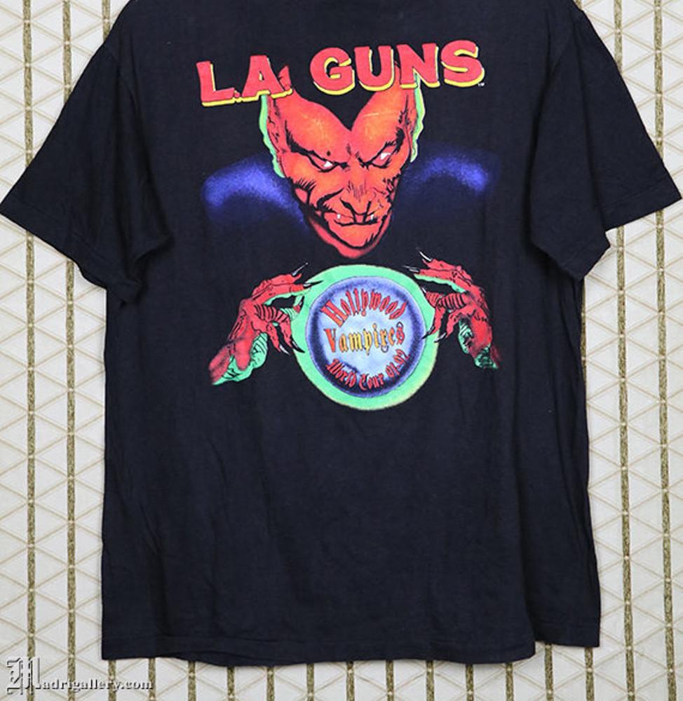 

L.A. GUNS Music Band Short Sleeve Black All Size Men Women Classic T-Shirt Unisex T-Shirt L