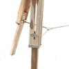 Wood Tripod Floor Lamp Nautical Floor Home Décor Lamp with Shade, Bulb