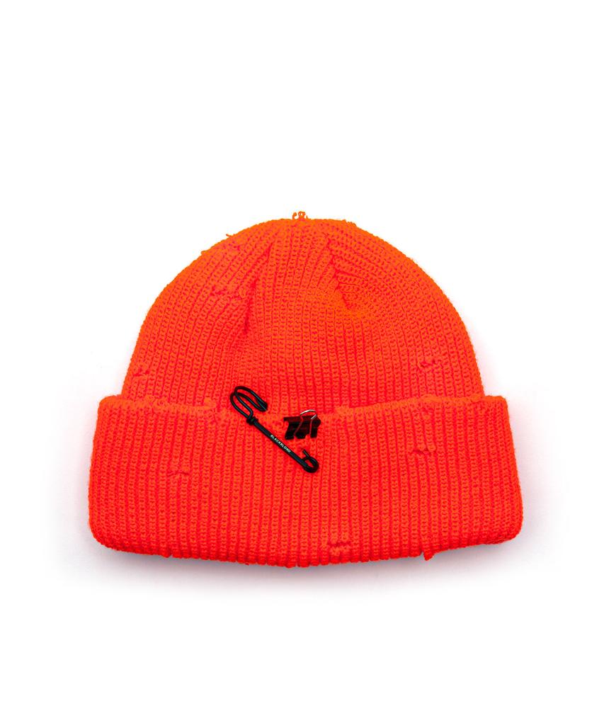 BLACKBLOND Vividi Ript Custom Short Beanie (Orange)