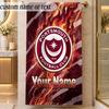 Beach TowelPortsmouth FC Custom Name Text Personalized Soft Towel for Beach Pool Indoor Home Decor Gift