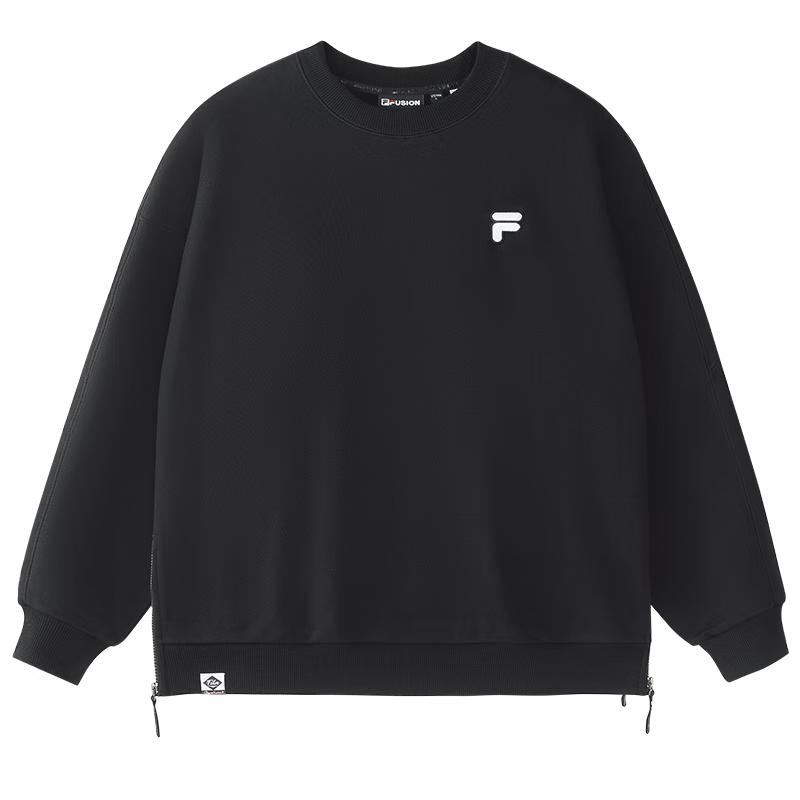 Fila FUSION Couple's Loose Fit Fleece Sweatshirt