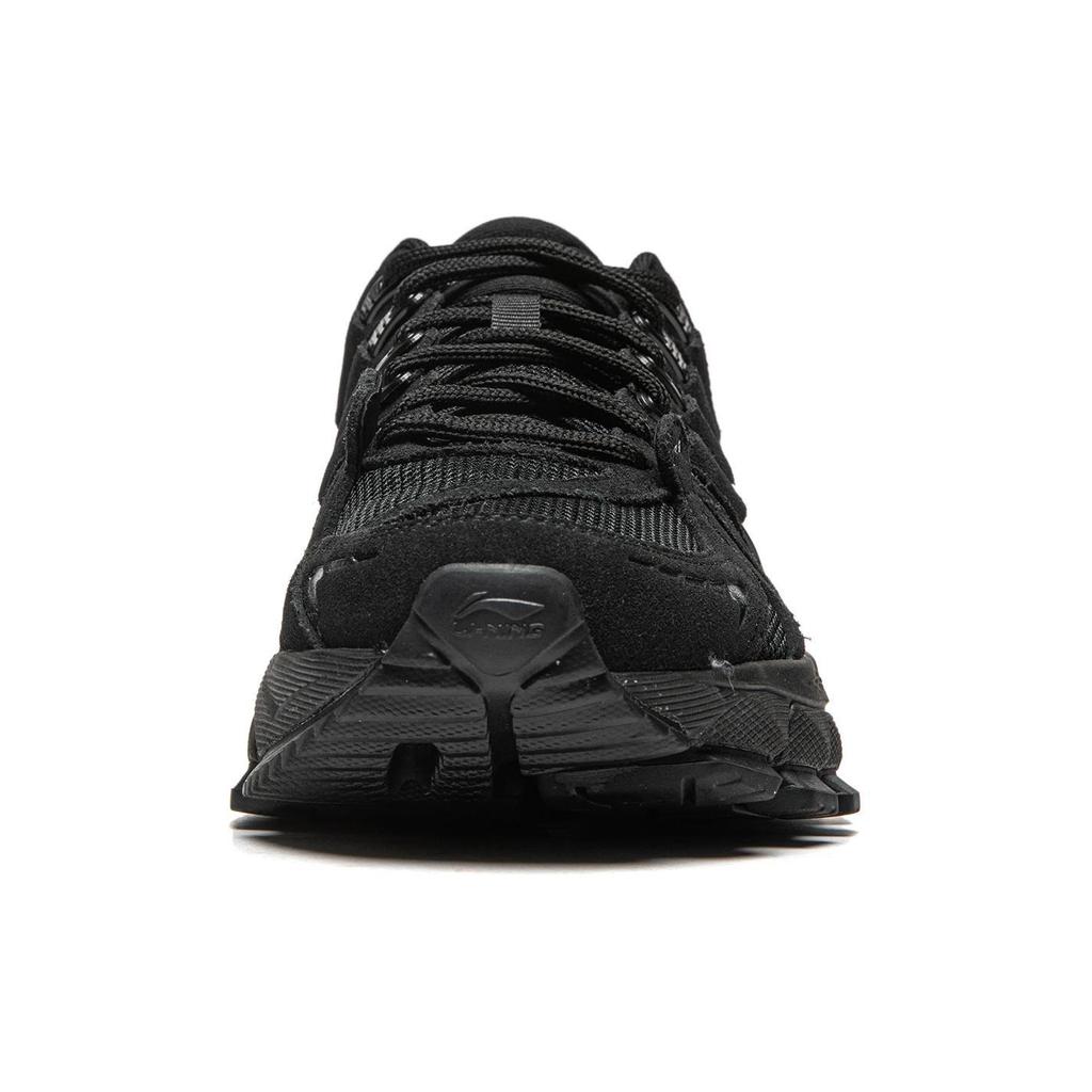 Li Ning Abrasion Resistant Breathable Low top Running Shoes Women's Black AZGU078-3