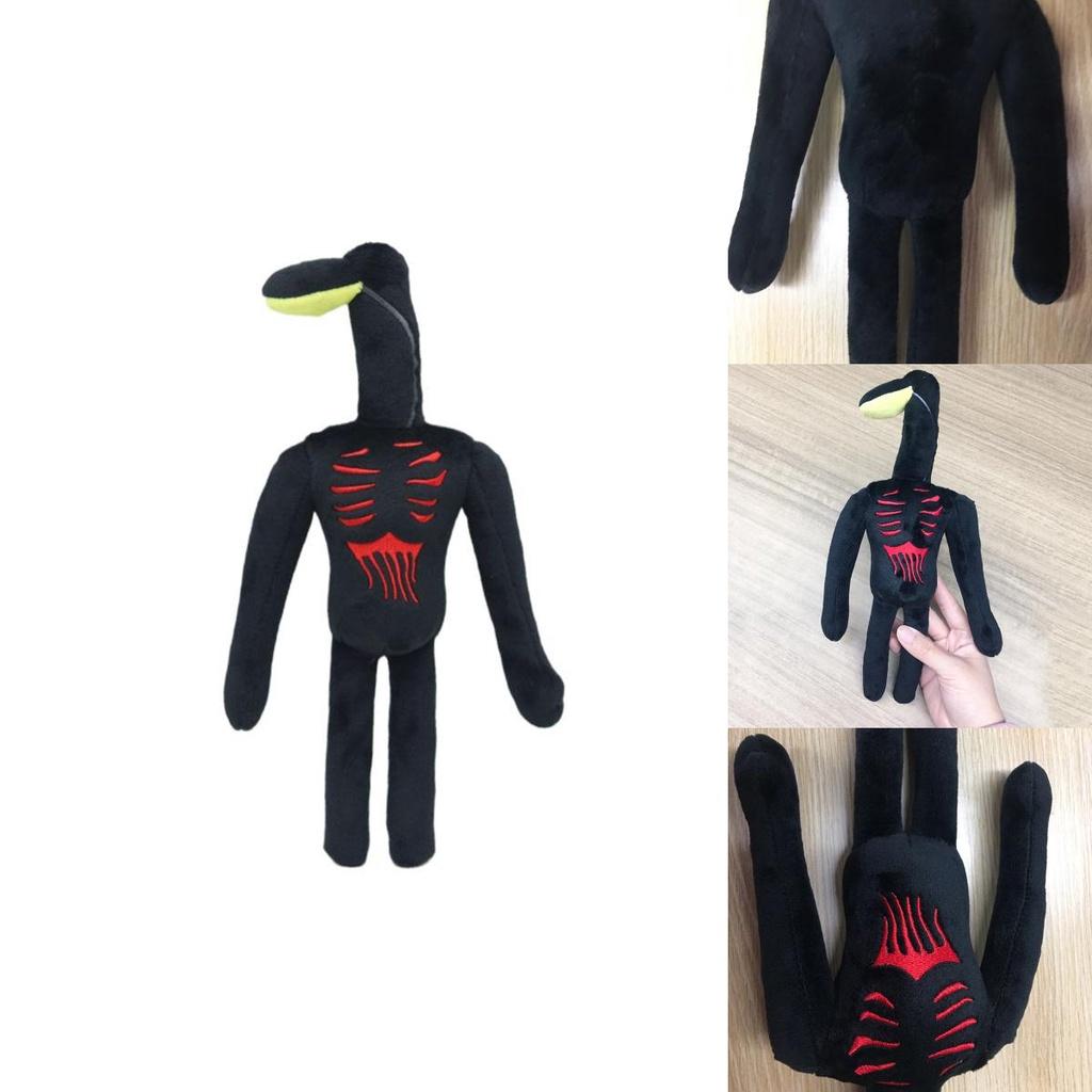 Spooky Siren Head Black Street Lamp Plush Doll For Kids And Adults 30cm