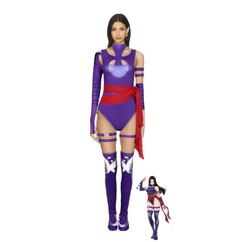 Four Cosplay Fantastic Costumes Role Play Halloween Party Stage Gift Performance