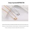Pony's White 18K Gold Plated 'H' Initial Necklace - Elegant, High-End, Non-Fading Clavicle Chain