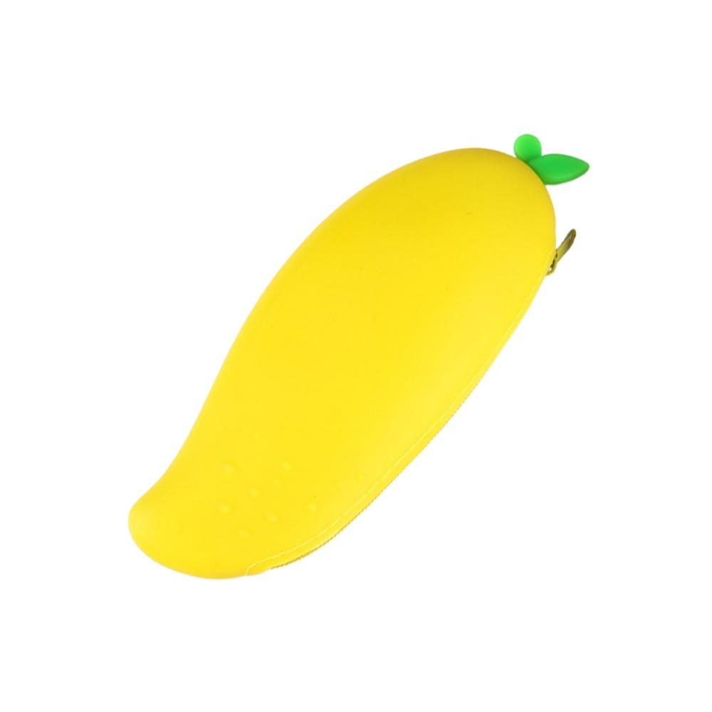 

Cat Paw Design Pen Bag Simulated Fruit Stationery Organizer Portable Pencil Case School Office Mango