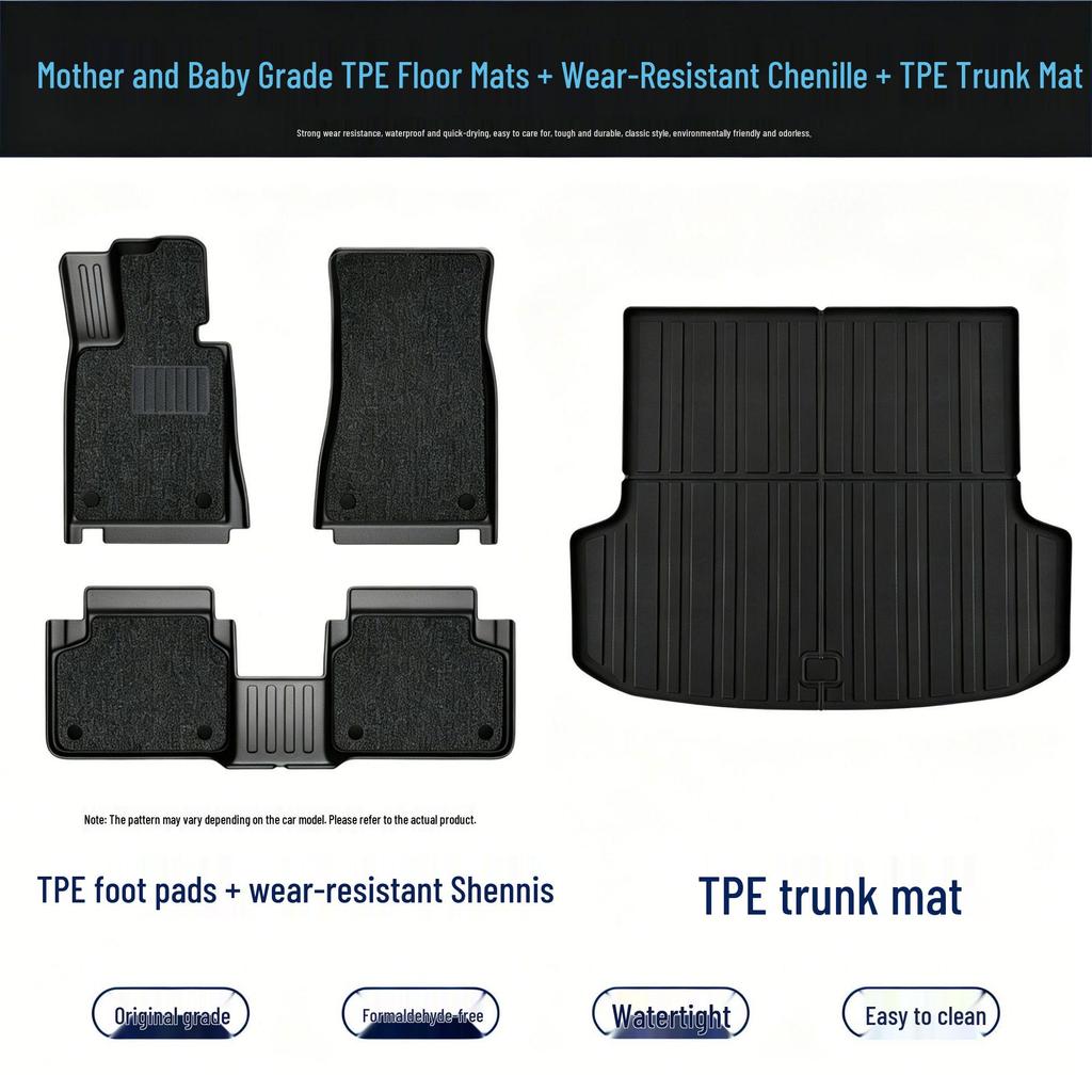 Toyota Car Floor Mats for Camry, RAV4, Corolla, Sienna, and More - TPE Material