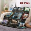 Maritime Legacy Adventure 2D Flat Pattern Flannel Blanket, High quality All Seasons, Home Decor, Warmth and Comfort, Perfect for Christmas Gifts.
