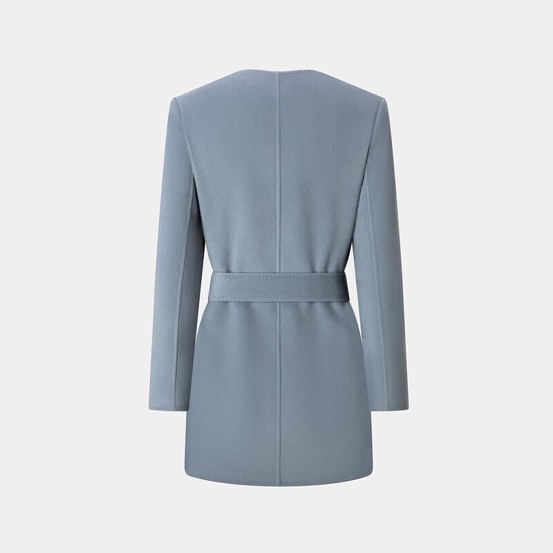 PORTS Women's Autumn/Winter Collarless Belted Coat