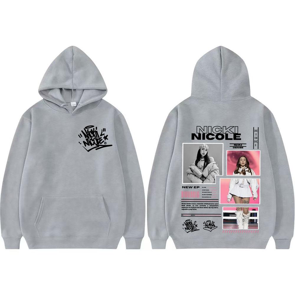 Grafik-Kapuzenpullover Singer Nicki Nicole Album Tour 2025, Vintage-Mode für Männer und Frauen, Kapuzenpullover von