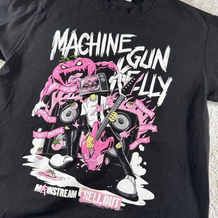 Футболка унисекс Machine Gun Kelly Mainstream Sellout Tour SG280 L